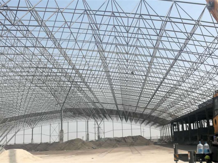 果洛钢厂料仓网架工程